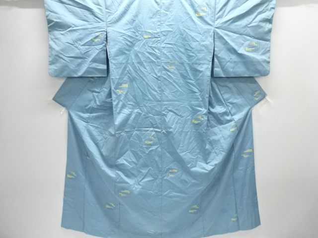 抽象模様手織り紬着物